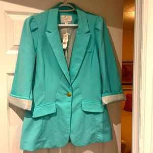NWT Dynamite “Tiffany” blue blazer size L